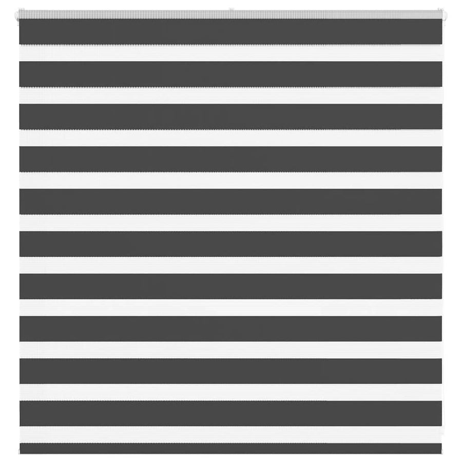 vidaXL Zebra Blind Black 140x100 cm Fabric Width 135,9 cm Polyester 1