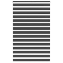 vidaXL Zebra Blind Black 150x230 cm Fabric Width 145.9 cm Polyester 1