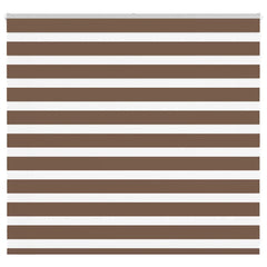 vidaXL Zebra Blind Brown 155x100 cm Fabric Width 150.9 cm Polyester 1
