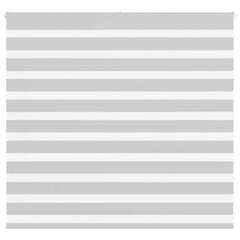 vidaXL Zebra Blind Light Grey 155x100 cm Fabric Width 150.9 cm Polyester 1