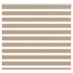 vidaXL Zebra Blind Sand Brown 155x100 cm Fabric Width 150.9 cm Polyester 1