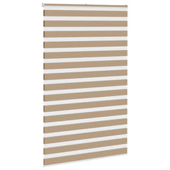 vidaXL Zebra Blind Sand Brown 150x200 cm Fabric Width 145.9 cm Polyester 3