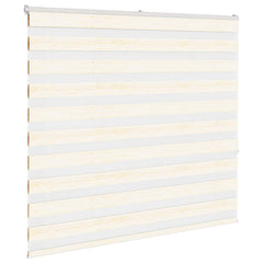 vidaXL Zebra Blind Marble Beige 155x150 cm Fabric Width 150.9 cm Polyester 3