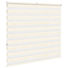 vidaXL Zebra Blind Marble Beige 155x150 cm Fabric Width 150.9 cm Polyester 4
