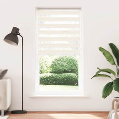 vidaXL Zebra Blind Marble Beige 115x200 cm Fabric Width 110.9 cm Polyester 2