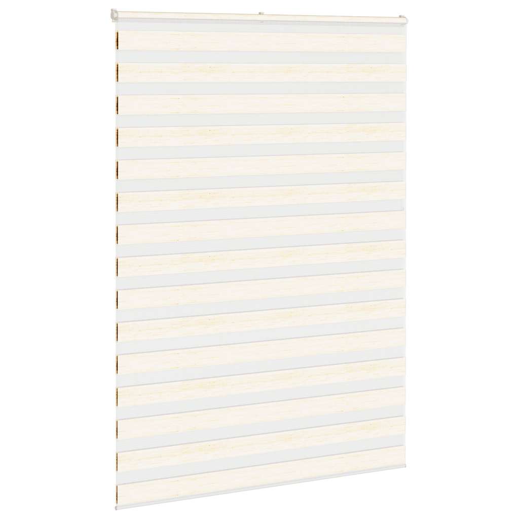 vidaXL Zebra Blind Marble Beige 160x200 cm Fabric Width 155.9 cm Polyester 3