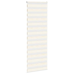 vidaXL Zebra Blind Marble Beige 85x230 cm Fabric Width 80.9 cm Polyester 3