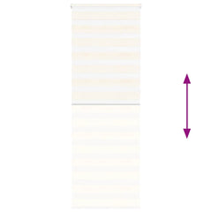 vidaXL Zebra Blind Marble Beige 85x230 cm Fabric Width 80.9 cm Polyester 5