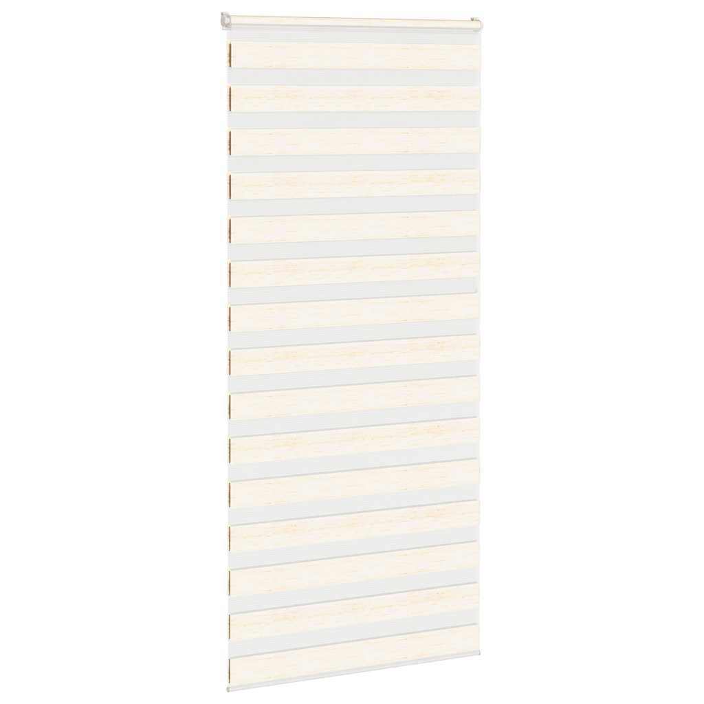 vidaXL Zebra Blind Marble Beige 110x230 cm Fabric Width 105.9 cm Polyester 3