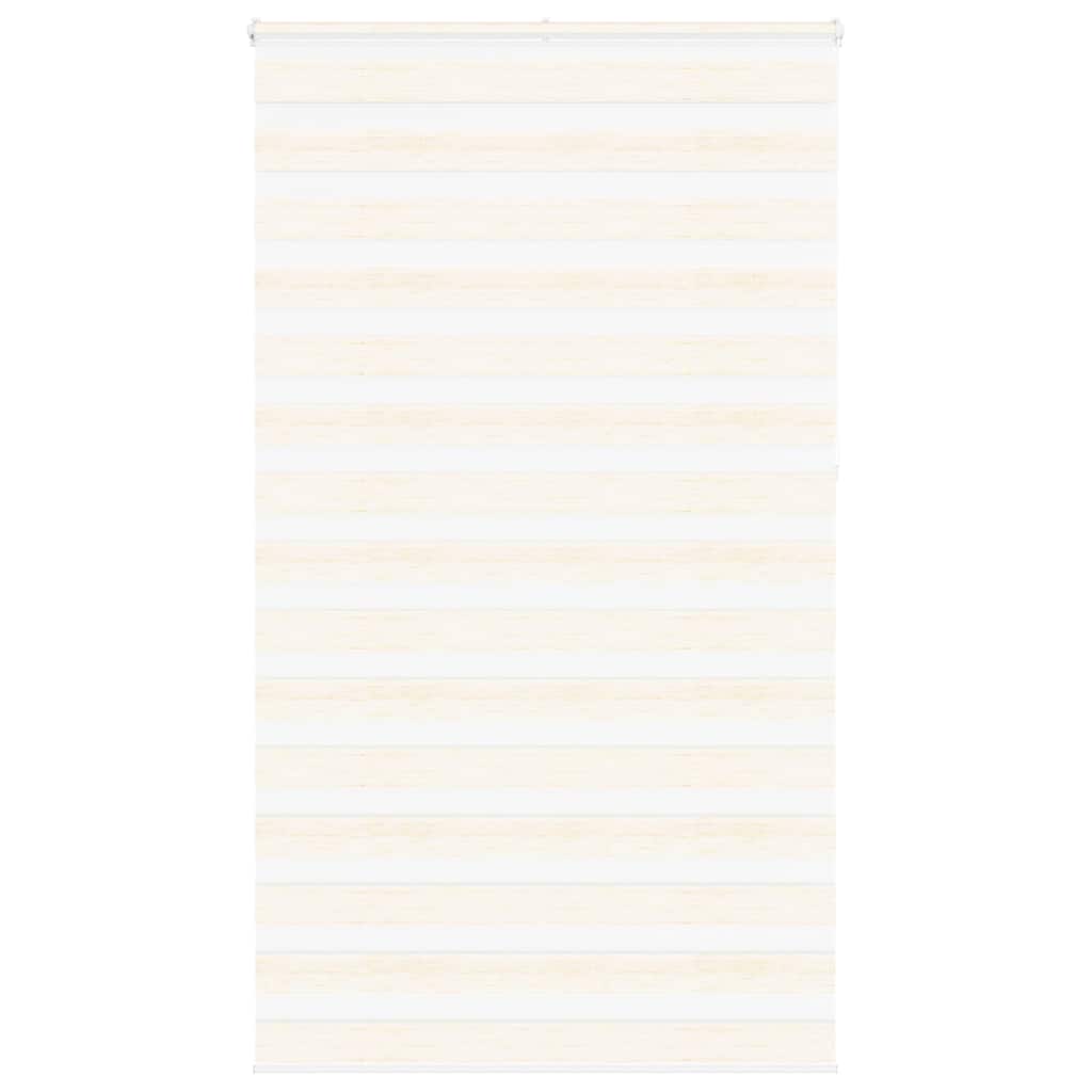vidaXL Zebra Blind Marble Beige 130x230 cm Fabric Width 125.9 cm Polyester 1