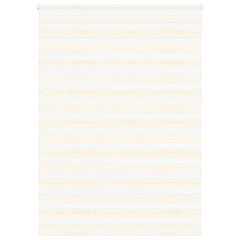 vidaXL Zebra Blind Marble Beige 160x230 cm Fabric Width 155.9 cm Polyester 1