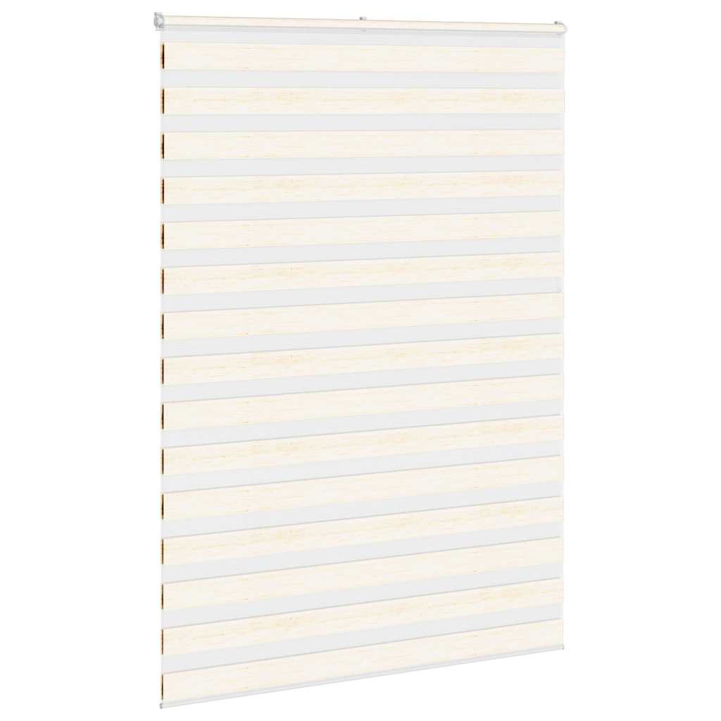 vidaXL Zebra Blind Marble Beige 160x230 cm Fabric Width 155.9 cm Polyester 3