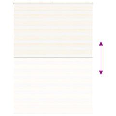 vidaXL Zebra Blind Marble Beige 160x230 cm Fabric Width 155.9 cm Polyester 5