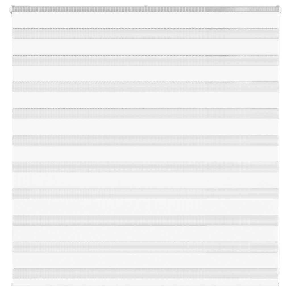 vidaXL Zebra Blind White 145x100 cm Fabric Width 140.9 cm Polyester 1