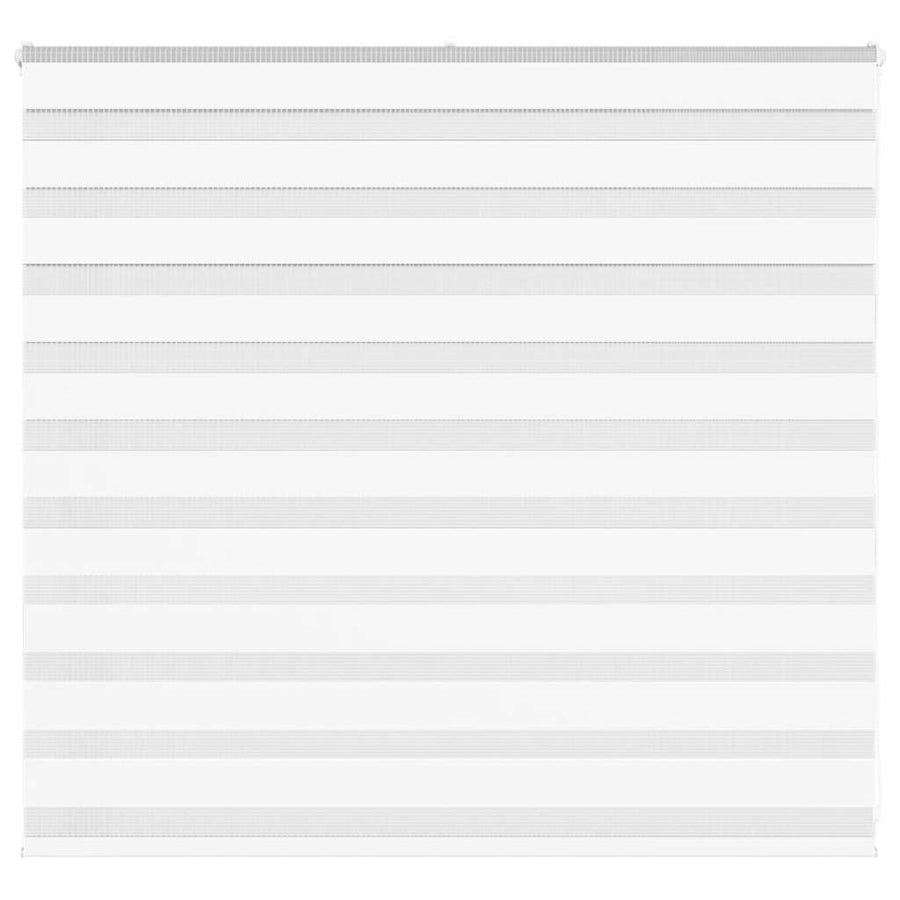 vidaXL Zebra Blind White 155x100 cm Fabric Width 150,9 cm Polyester 1