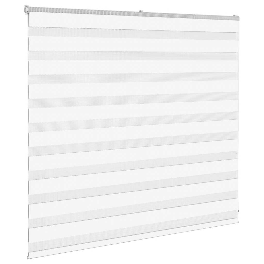 Zebra Blind Fabric Width 135,9 cm Polyester Drop 100 cm White 140–165 cm 155 cm