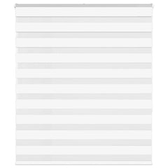 vidaXL Zebra Blind White 120x150 cm Fabric Width 115.9 cm Polyester 1