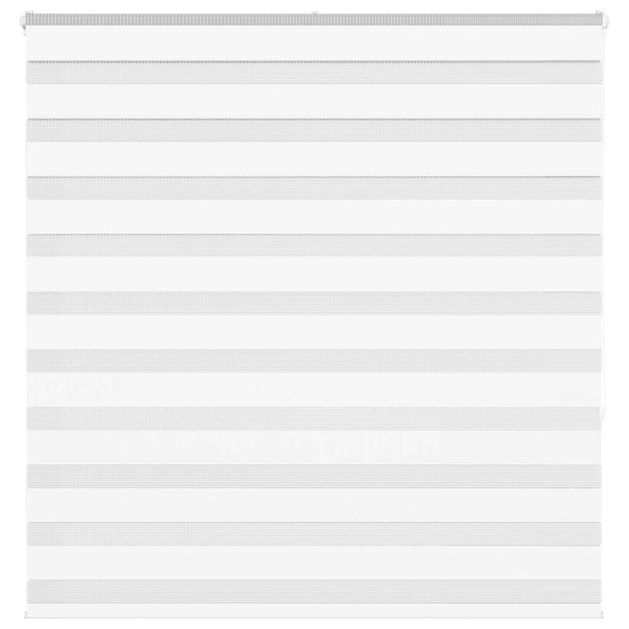 vidaXL Zebra Blind White 140x150 cm Fabric Width 135,9 cm Polyester 1
