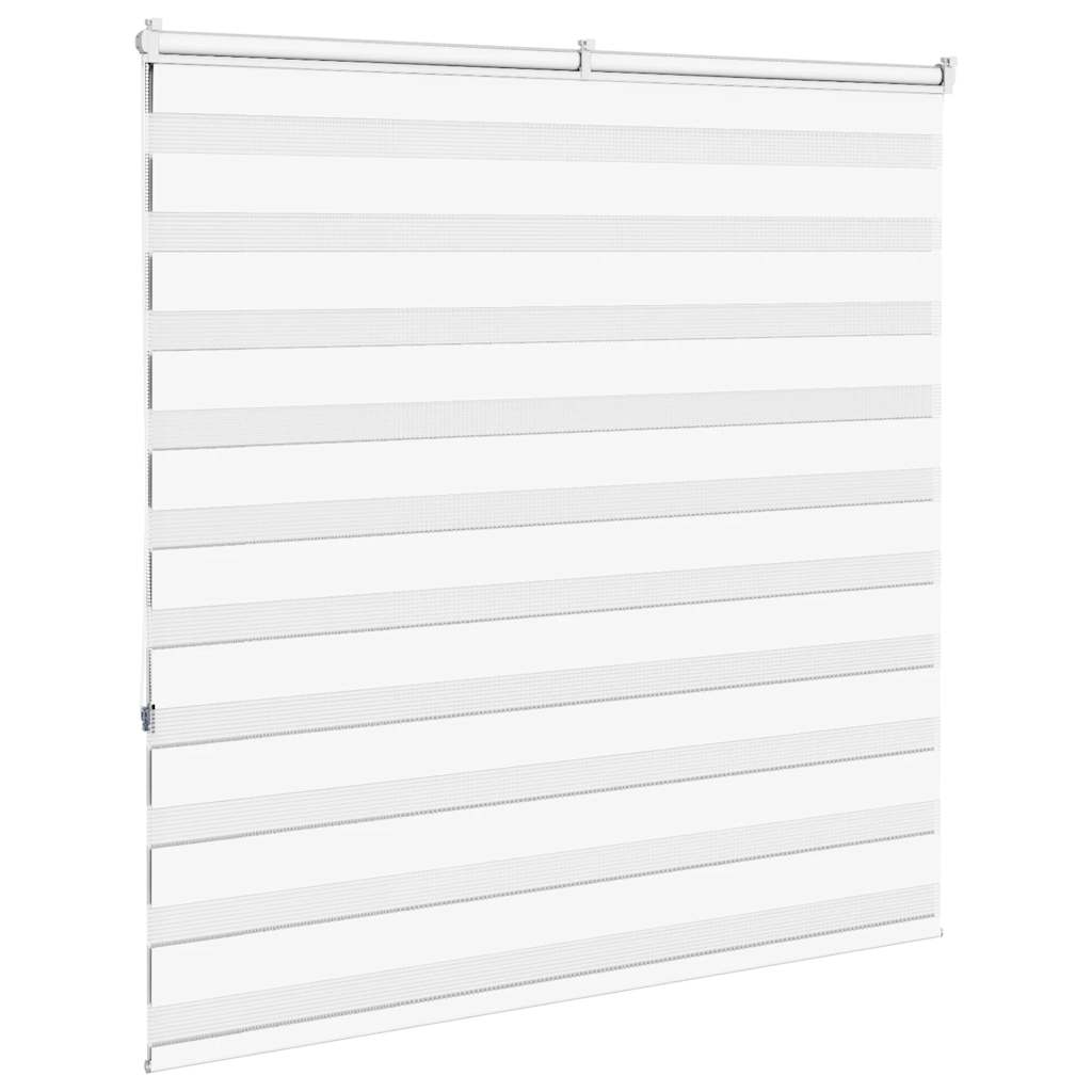 Zebra Blind White