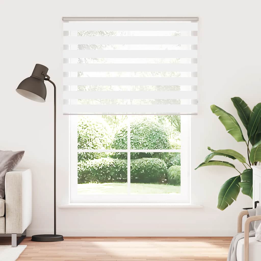 Zebra Blind White