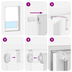 vidaXL Shower Roller Blind 150x240 cm Fabric Width 146 cm 6