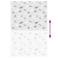 vidaXL Shower Roller Blind 160x240 cm Fabric Width 156 cm 5