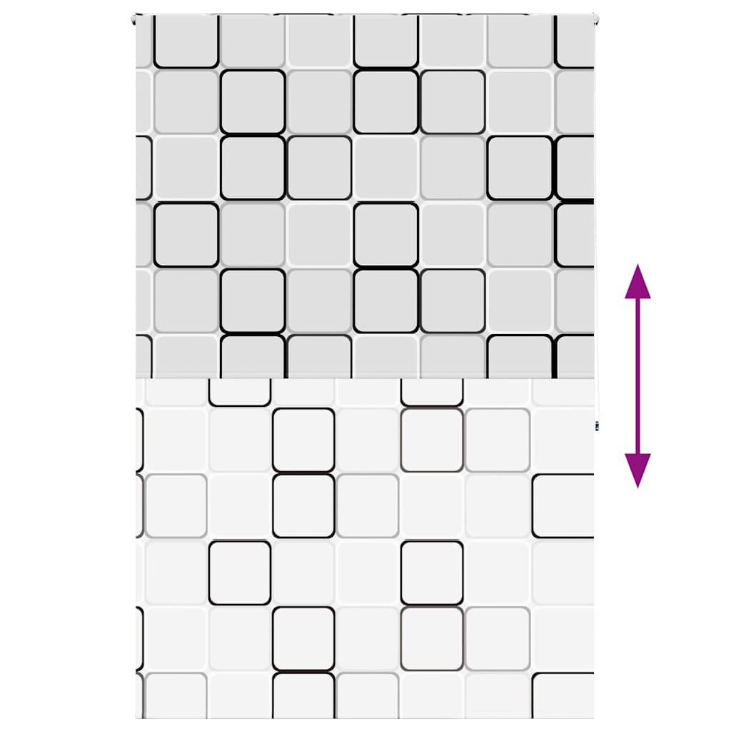 vidaXL Shower Roller Blind 150x240 cm Fabric Width 146 cm 5
