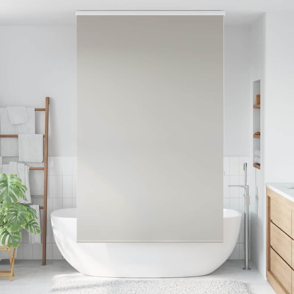 vidaXL Shower Roller Blind with Cassette 120x240 cm Fabric Width 116 cm 2