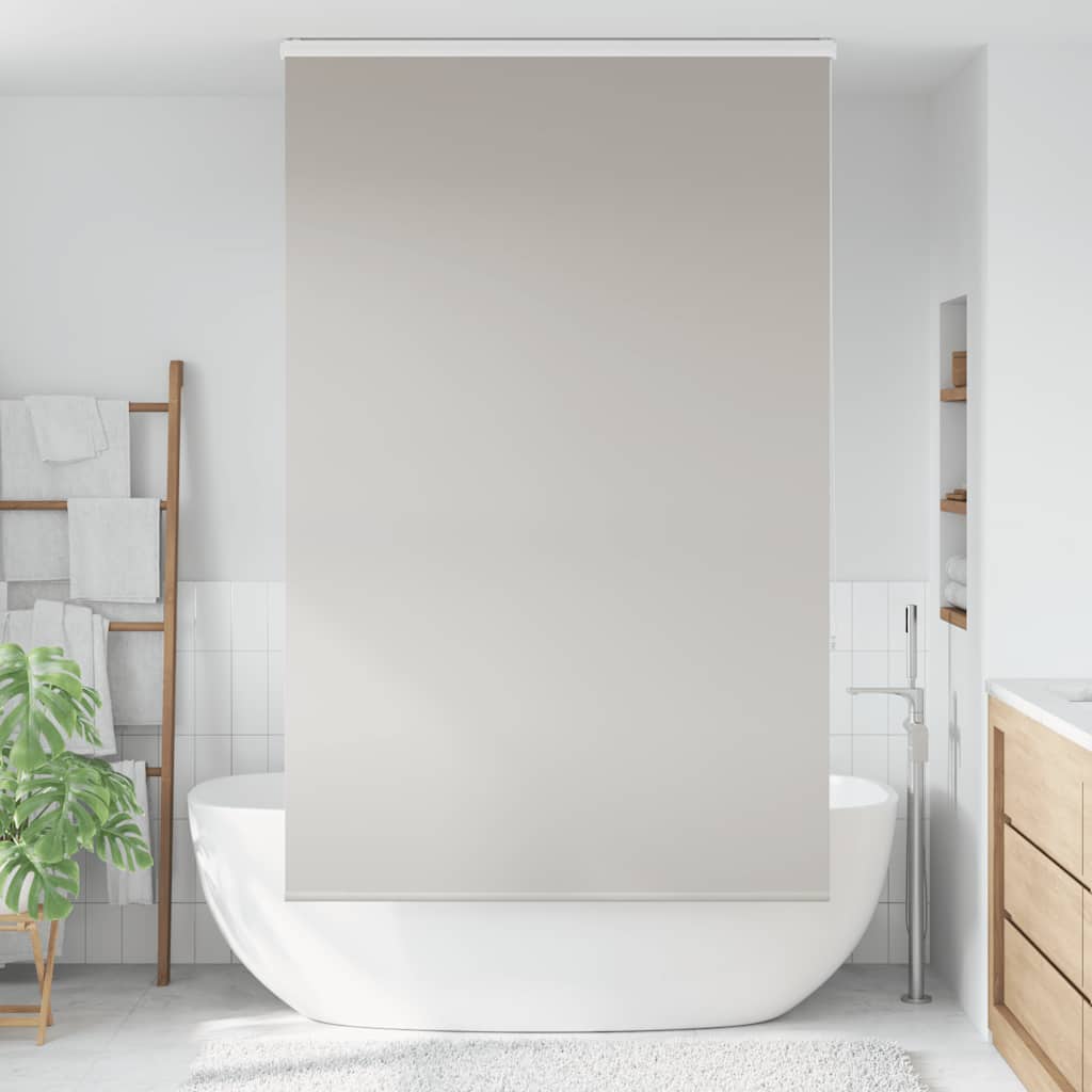 vidaXL Shower Roller Blind with Cassette 140x240 cm Fabric Width 136 cm 2