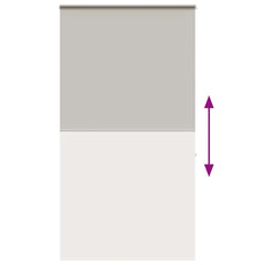 vidaXL Shower Roller Blind with Cassette 140x240 cm Fabric Width 136 cm 5