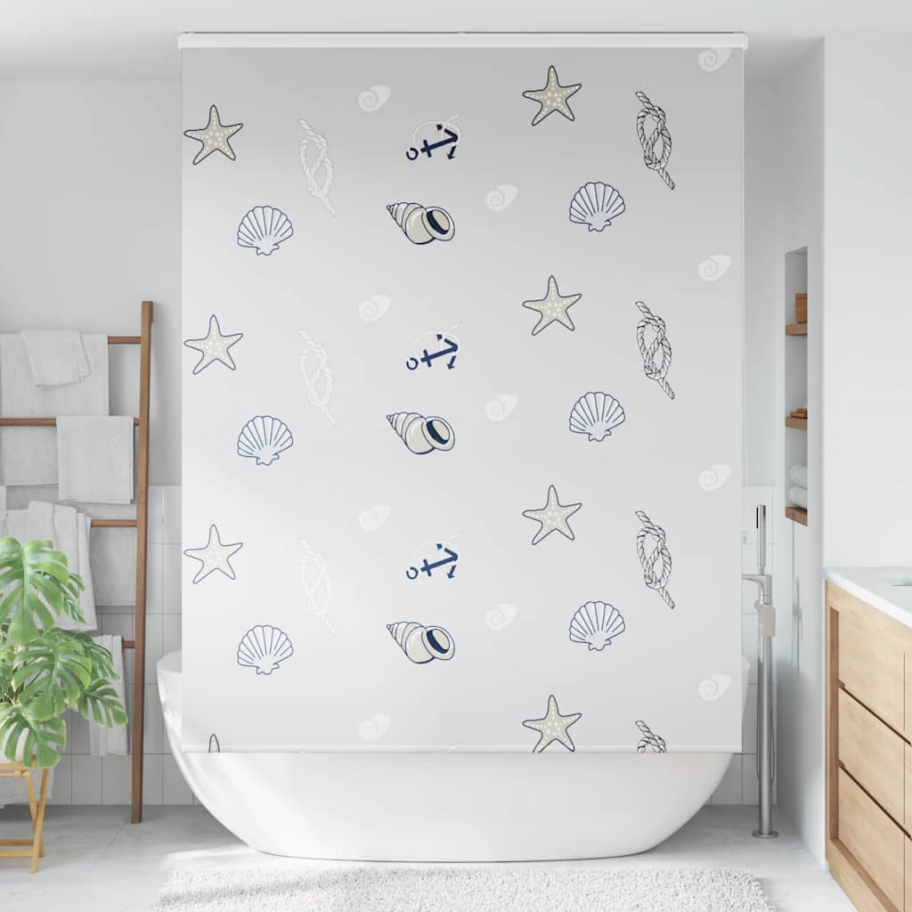 vidaXL Shower Roller Blind with Cassette 150x240 cm Fabric Width 146 cm 2