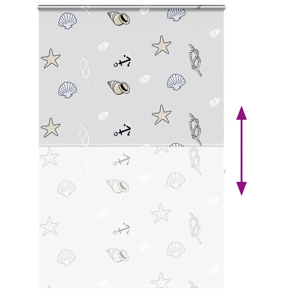 vidaXL Shower Roller Blind with Cassette 150x240 cm Fabric Width 146 cm 5