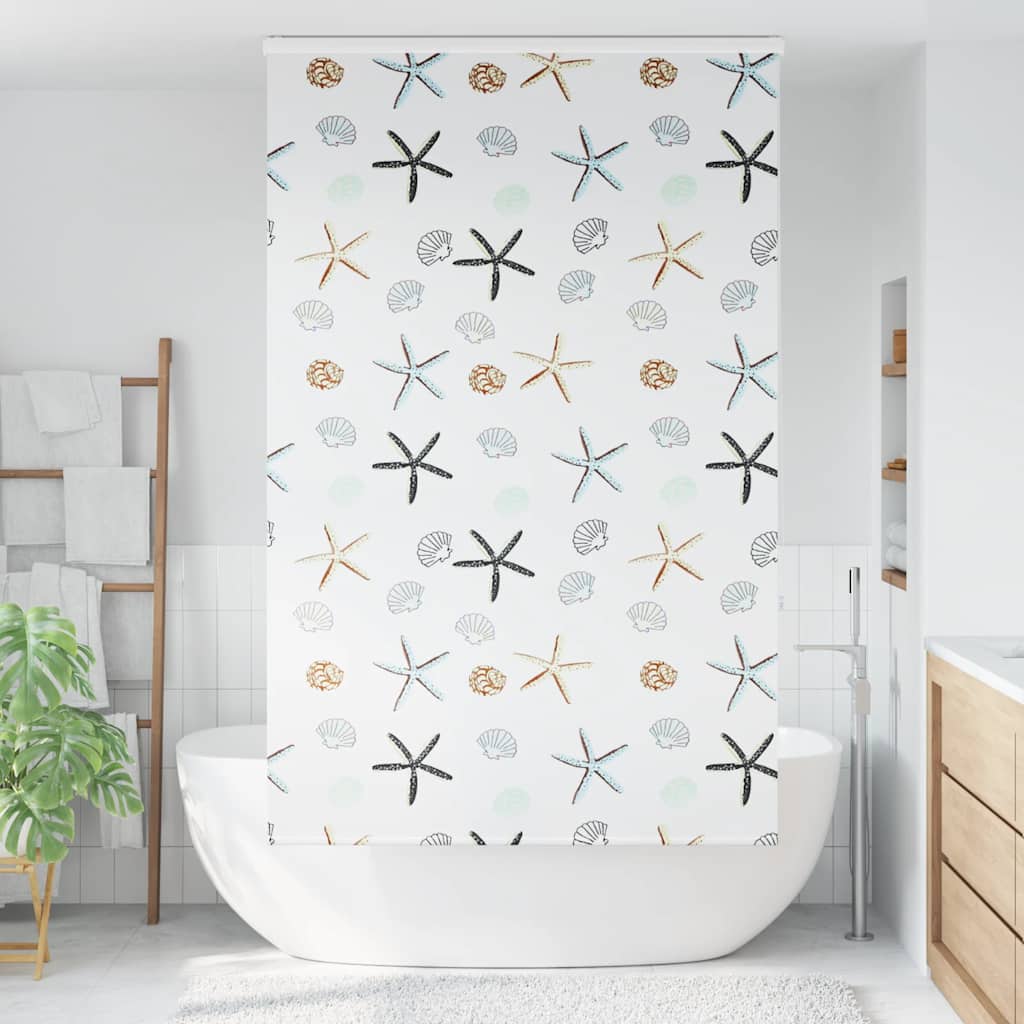 vidaXL Shower Roller Blind with Cassette 130x240 cm Fabric Width 126 cm 2