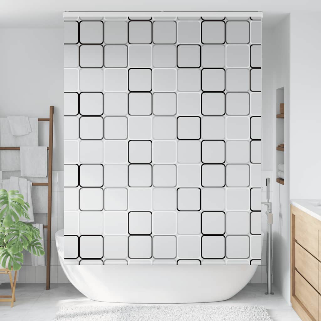 vidaXL Shower Roller Blind with Cassette 150x240 cm Fabric Width 146 cm 2