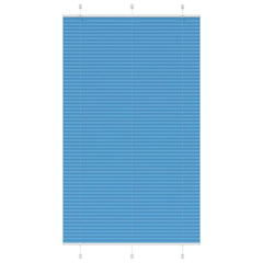 vidaXL Pleated Blind Blue 120x200 cm Fabric Width 119.4 cm Polyester 1