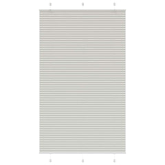 vidaXL Pleated Blind Light Grey 120x200 cm Fabric Width 119.4 cm 2