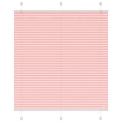 vidaXL Pleated Blind Pink 120x100 cm Fabric Width 119,4 cm Polyester 2