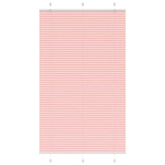 vidaXL Pleated Blind Pink 120x200 cm Fabric Width 119.4 cm Polyester 1
