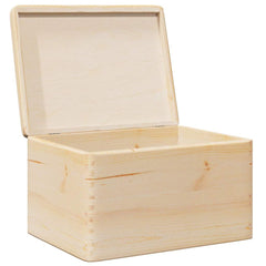 vidaXL Wooden Box with Lid 40x30x23 cm Solid Wood Pine 5