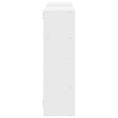 vidaXL Wall Shelf White 96x18x60 cm Engineered Wood 5