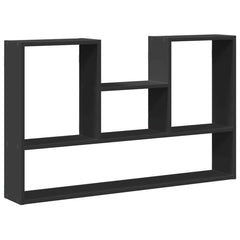 vidaXL Wall Shelf Black 99x15x60 cm Engineered Wood 2