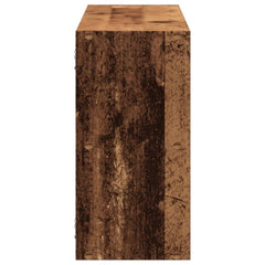 vidaXL Wall Shelf Old Wood 100x25x50 cm Engineered Wood 5