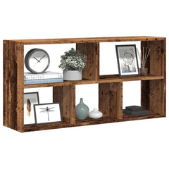 vidaXL Wall Shelf Old Wood 100x25x50 cm Engineered Wood 1