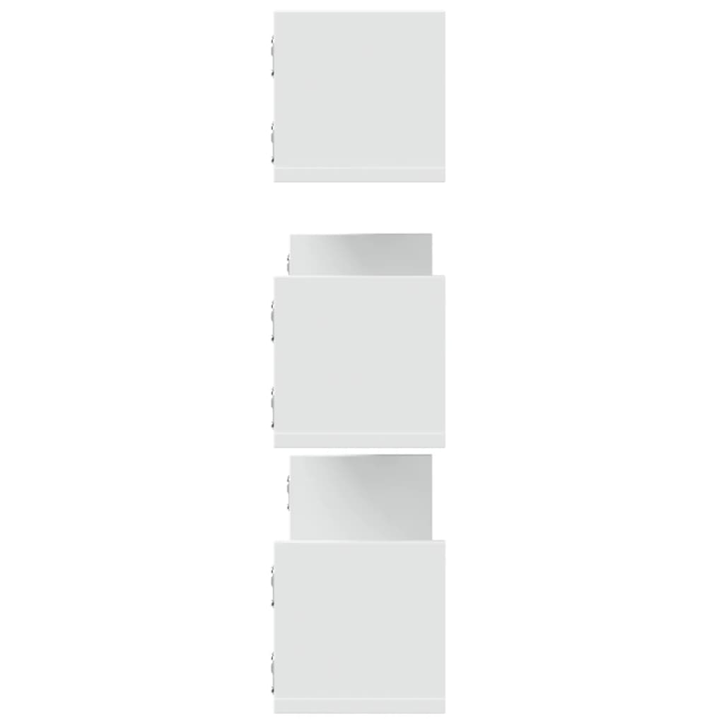 vidaXL Wall Shelves 3 pcs White 80x18x18 cm Engineered Wood 5