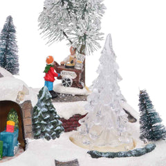 vidaXL Christmas Tabletop Multicolour 23.5 x 16 x 18.5 cm Resin 6