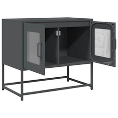 vidaXL TV Cabinet Anthracite 68x39x60.5 cm Cold-rolled Steel 5