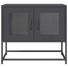 vidaXL TV Cabinet Anthracite 68x39x60.5 cm Cold-rolled Steel 6