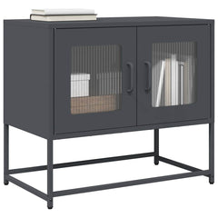 vidaXL TV Cabinet Anthracite 68x39x60.5 cm Cold-rolled Steel 1