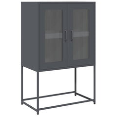 vidaXL Highboard Anthracite 68x39x107 cm Steel 2