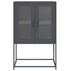 vidaXL Highboard Anthracite 68x39x107 cm Steel 5